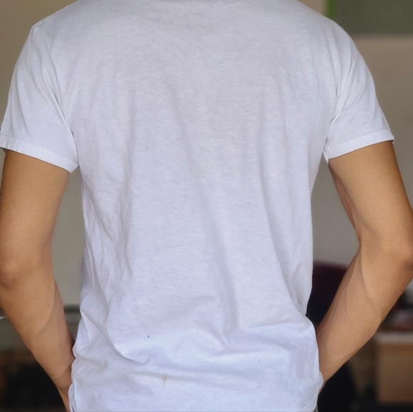 Unisex Leave it Better Than You Found it Skull white Short Sleeve Tee Y2K - Picture 2 of 3